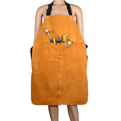 Welding Apron Safety Cowhide Leather Carpenters Gardeners Welders Flame