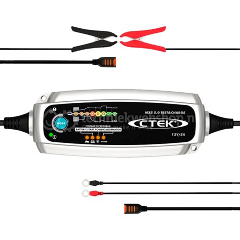 Ctek Mxs Test Charge Eu Testspanning Startvermogen En Prestaties