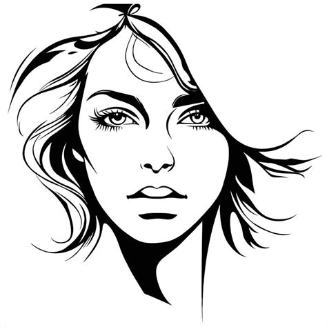 Line Art Woman 44809629 Vector Art At Vecteezy