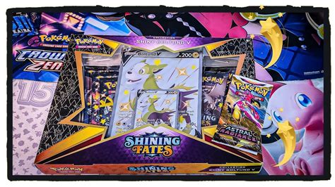 Pokemon Shining Fates Shiny Boltund V Collection Box Opening With