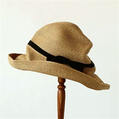 Yahoo オークション 未使用 mature ha BOXED HAT 11cm brim grosgra