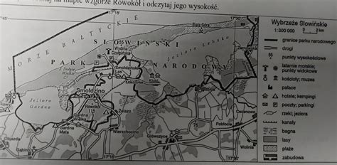 Korzystaj C Z Mapy Topograficzno Turystycznej Wybrze A S Owia Skiego