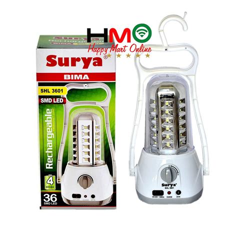 Jual Lampu Darurat Lampu Emergency Surya 36 SMD LED Bima Surya SHL 3601