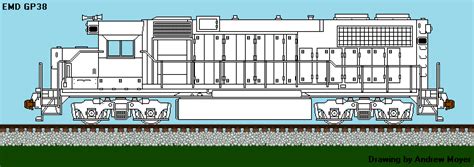 Emd Gp38 by Andrewk4 on DeviantArt