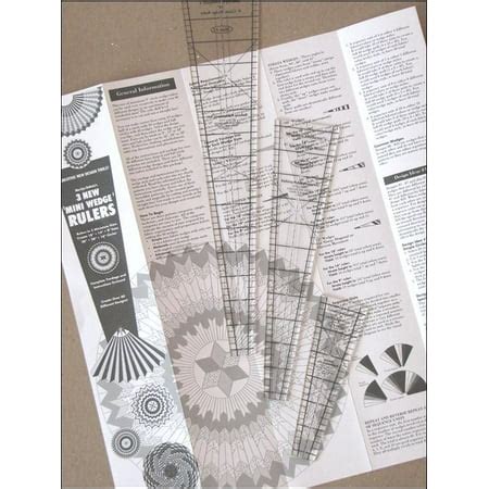 9 Degree Circle Wedge Ruler Trio Pack - Walmart.com