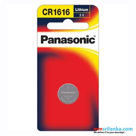 Panasonic Lithium Coin (CR-1616) Battery (3V)