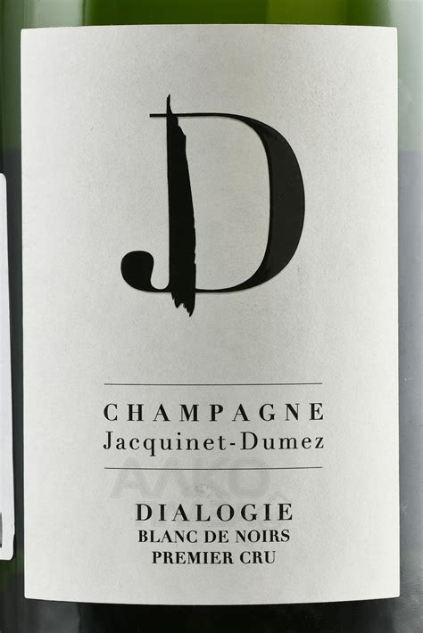 Champagne Jacquinet Dumez Dialogie Blanc de Noirs Premier Cru купить