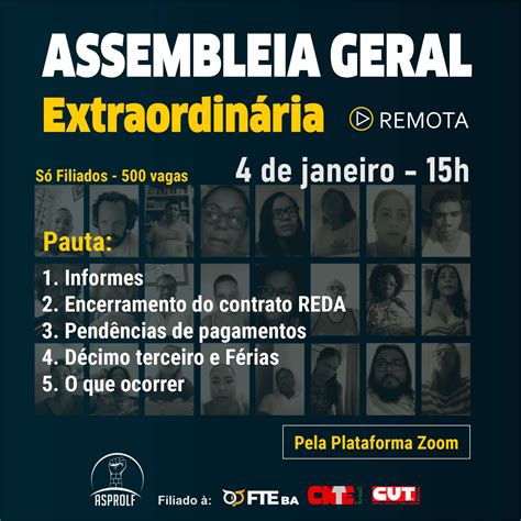 Assembleia Extraordin Ria Link Asprolf