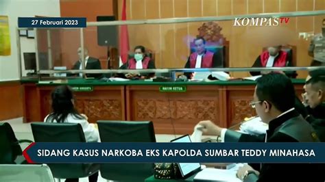 Full Hakim Cecar Linda Di Hadapan Teddy Minahasa Pada Sidang Kasus