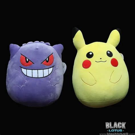 NEUF KELLYTOY ORIGINAL Squishmallows Pikachu Gengar Pokémon Set