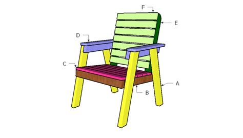 Garden Chair Free Diy Plans Howtospecialist How To Build Step By