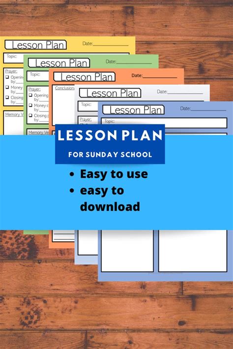 Sunday School Lesson Plans | Daisy Blake