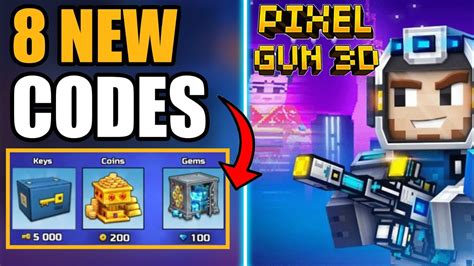 8 NEW PIXEL GUN 3D CODES FOR DECEMBER 2022 PIXEL GUN 3D PROMO CODES