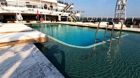 MSC SEAVIEW SHIP TOUR 4K MAIN POOL POOL DECK YouTube