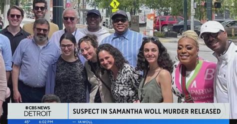 Suspect released in murder of Detroit synagogue president Samantha Woll - CBS Detroit