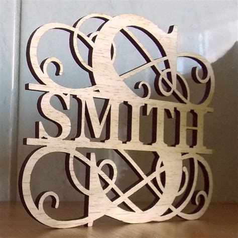 Swirl Monogram - Etsy