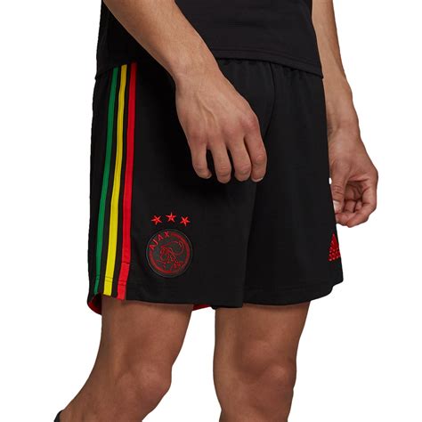 Short Adidas A Ajax Negro Futbolmania