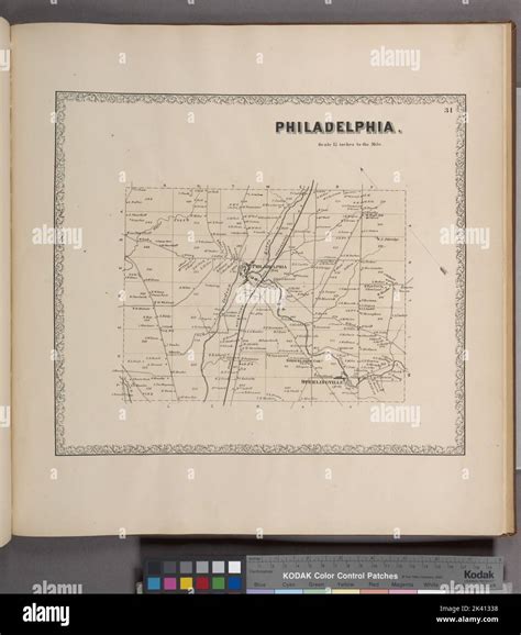 Philadelphia Township Cartographic Atlases Maps 1864 Lionel Pincus