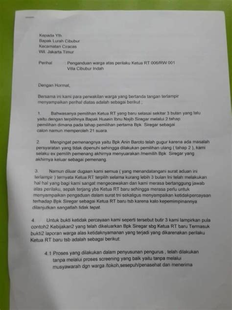 Detail Contoh Surat Pemberhentian Ketua Rt Koleksi Nomer 32