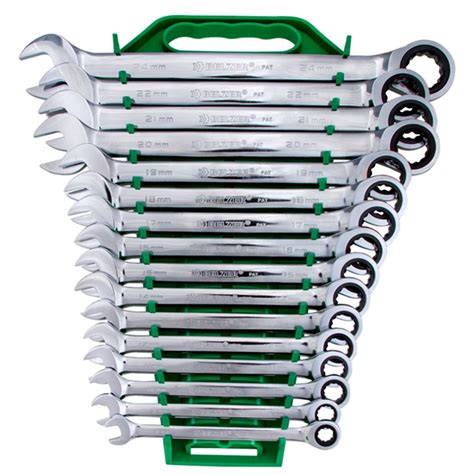 jogo de chaves combinadas  catraca   pecas  mm belzer