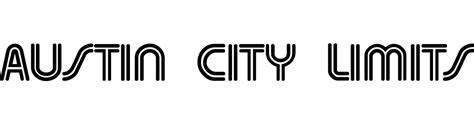 Austin City Limits font download - Famous Fonts