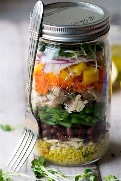 Mason Jar Recipes Are A Must For Summer Meals Get This Healthy Layered Tuna Salad Jars Recipe