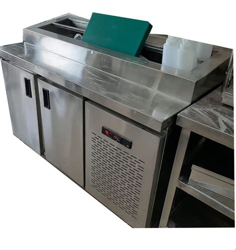 Rectangular Stainless Steel Pizza Make Line For Hotel At Rs In