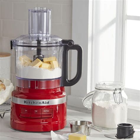 Kitchenaid 7 Cup Food Processor Plus In Empire Red Nebraska Furniture Mart