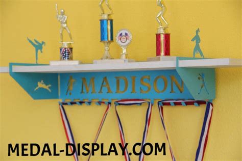 Sports Trophy Shelf Trophy Shelf Personalized Medal Display Medals Hanger Personalized Sport