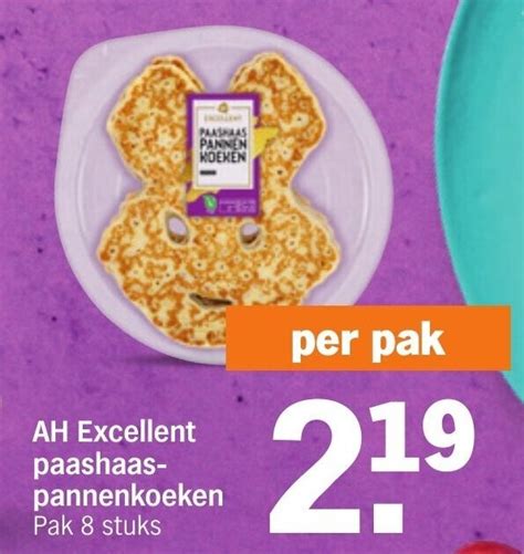 AH Excellent Paashaas Pannenkoeken Aanbieding Bij Albert Heijn