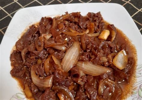 Resep Beef Teriyaki Ala Hokben Daging Teriyaki Ala Hokben Oleh Novita