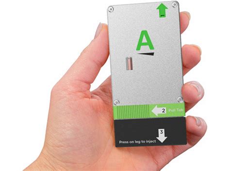 Adrenacard An Epinephrine Autoinjector The Size Of A Credit Card