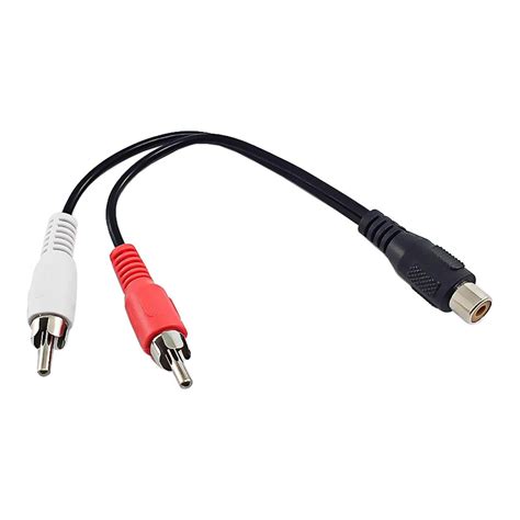 Adaptador Rca Hembra Rca Macho Omega Store