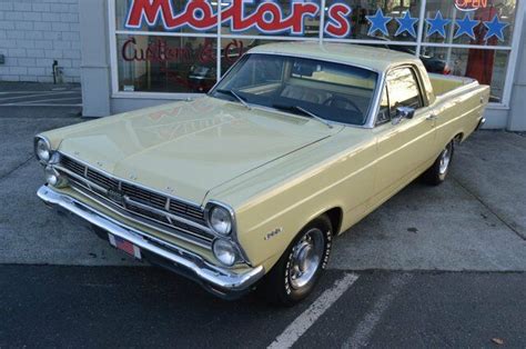 1967 Ford Ranchero Fairlane Yellow Automatic 97 802 Miles For Sale