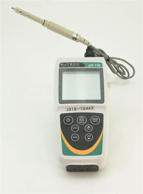 Eutech Instruments Waterproof Portable Meter W Probe Ph