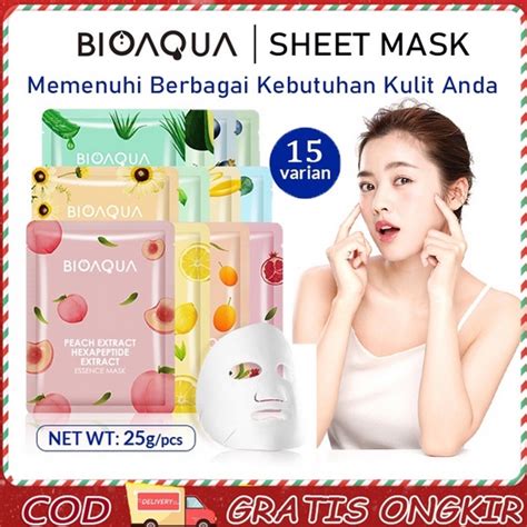 Jual Bioaqua Sheet Mask Hydrating Essence Face Mask Brightening