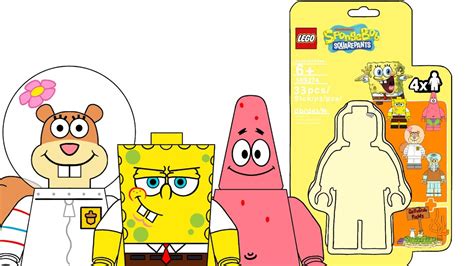 Lego Spongebob Squarepants Minifigure Pack Youtube