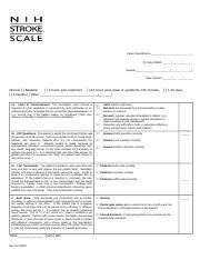 NIH Stroke Scale NINDS Informacionpublica Svet Gob Gt