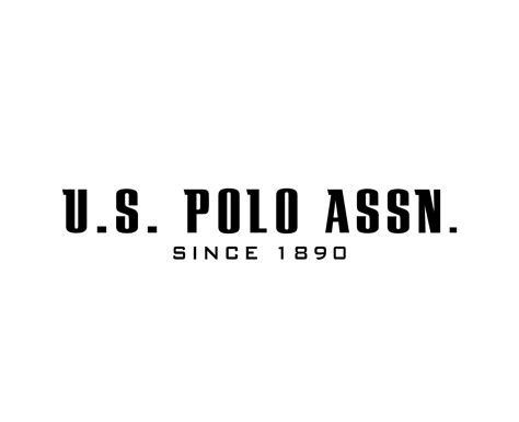 Us Polo Assn Brand Logo Name Black Symbol Clothes Design Icon Abstract ...