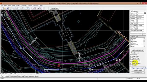 Sw Road Tutorial 6 Plan Profile Extract To Autocad Youtube