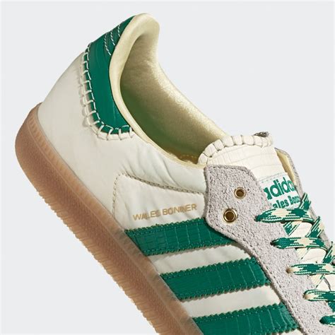 Adidas Originals By Wales Bonner Samba Wb Cream White Bold Green Easy