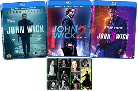 Amazon John Wick Chapters Complete Blu Ray Keanu Reeves