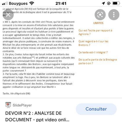 Pouvez vous maidez svp Comment agricola conquis la Bretagne daprès