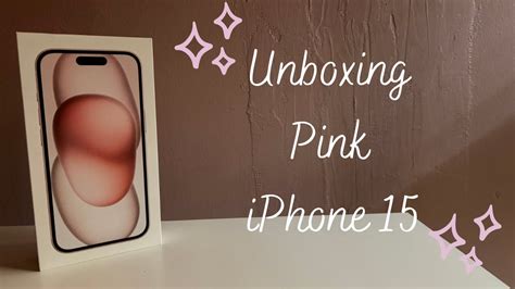 Pink Iphone 15 Unboxing 256gb Youtube