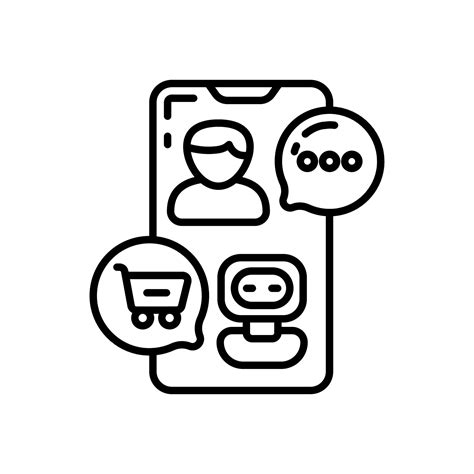 Virtual Personal Shopping Assistants icon in vector. Illustration
