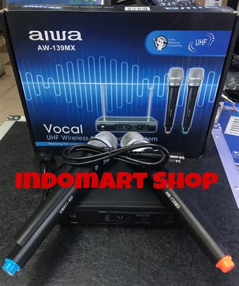 Jual Mic Wireless Aiwa AW 139MX Di Lapak Indomart Shop Bukalapak