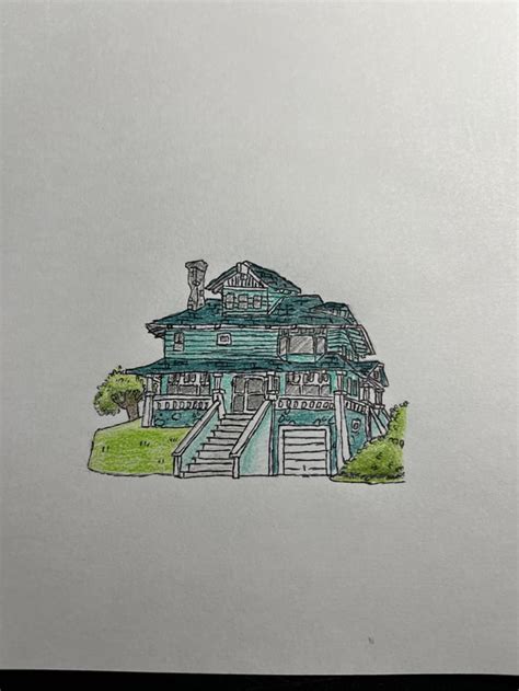 I drew a legendary house : r/regularshow