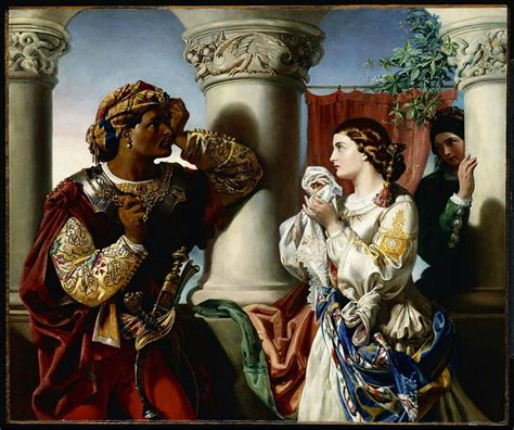 Othello And Desdemona Painting Tuttart Masters