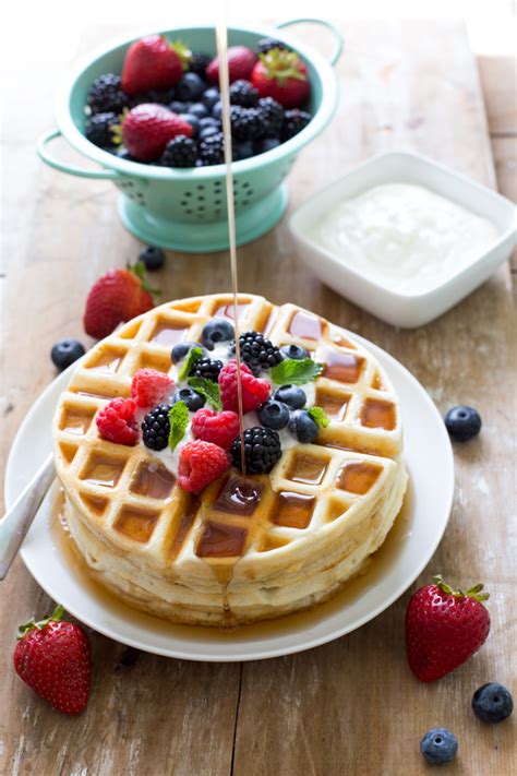 Greek Yogurt Waffles Healthy 30 Minute Recipe Chef Savvy