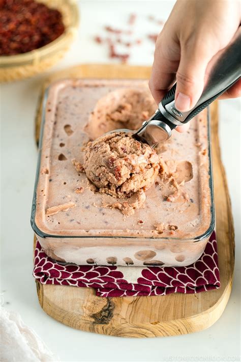 Azuki Red Bean Ice Cream Just One Cookbook